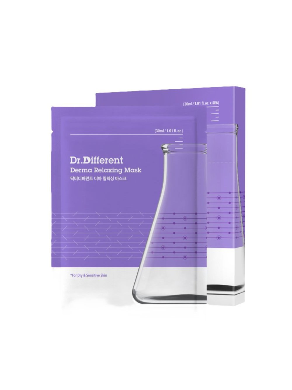 Derma Relaxing Mask (Derma Metal ve Cica İçerikli Besleyici & Yatıştırıcı Yüz Maskesi 5 Adet)
