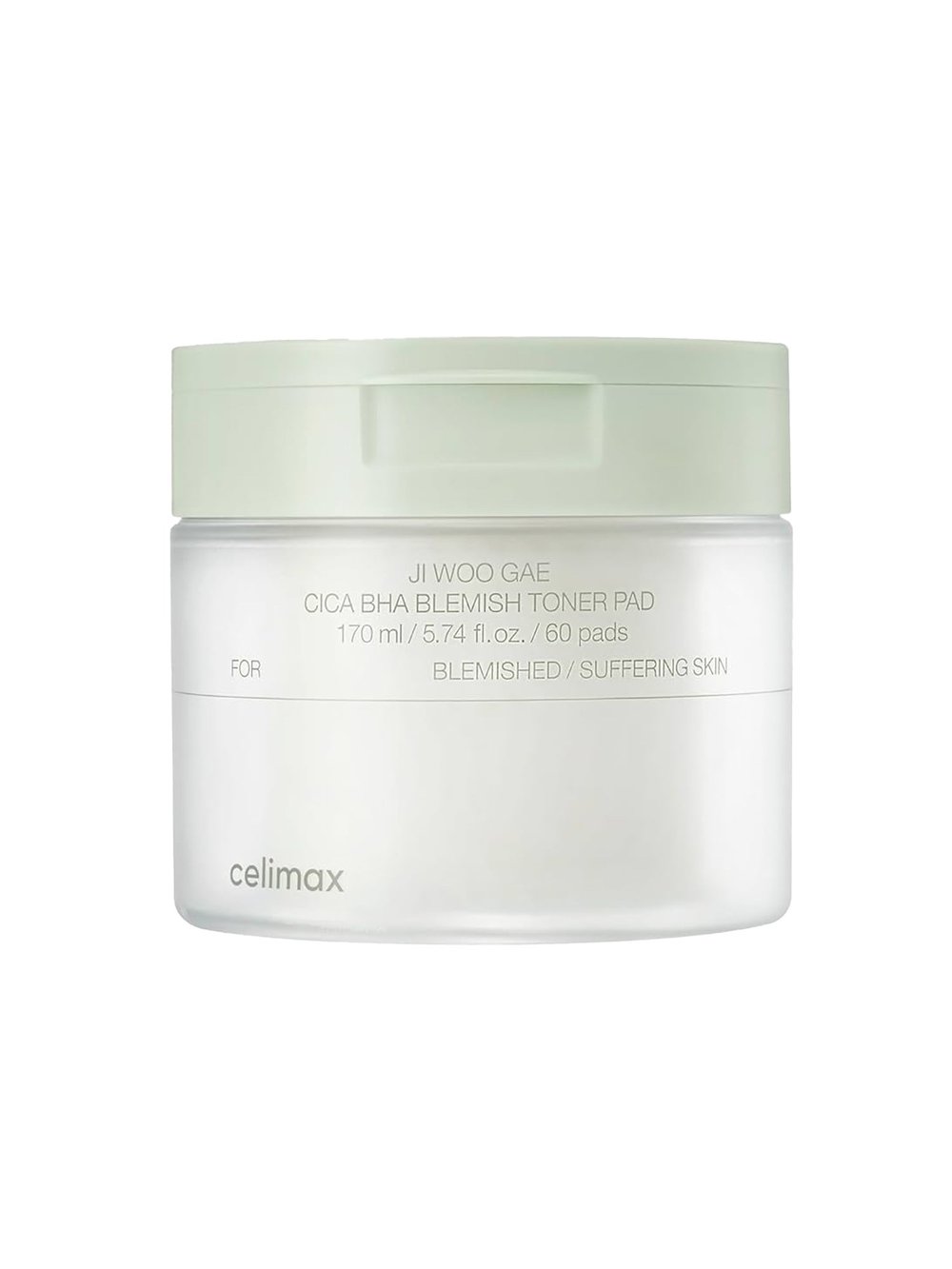 Ji Woo Gae Cica BHA Blemish Toner Pad