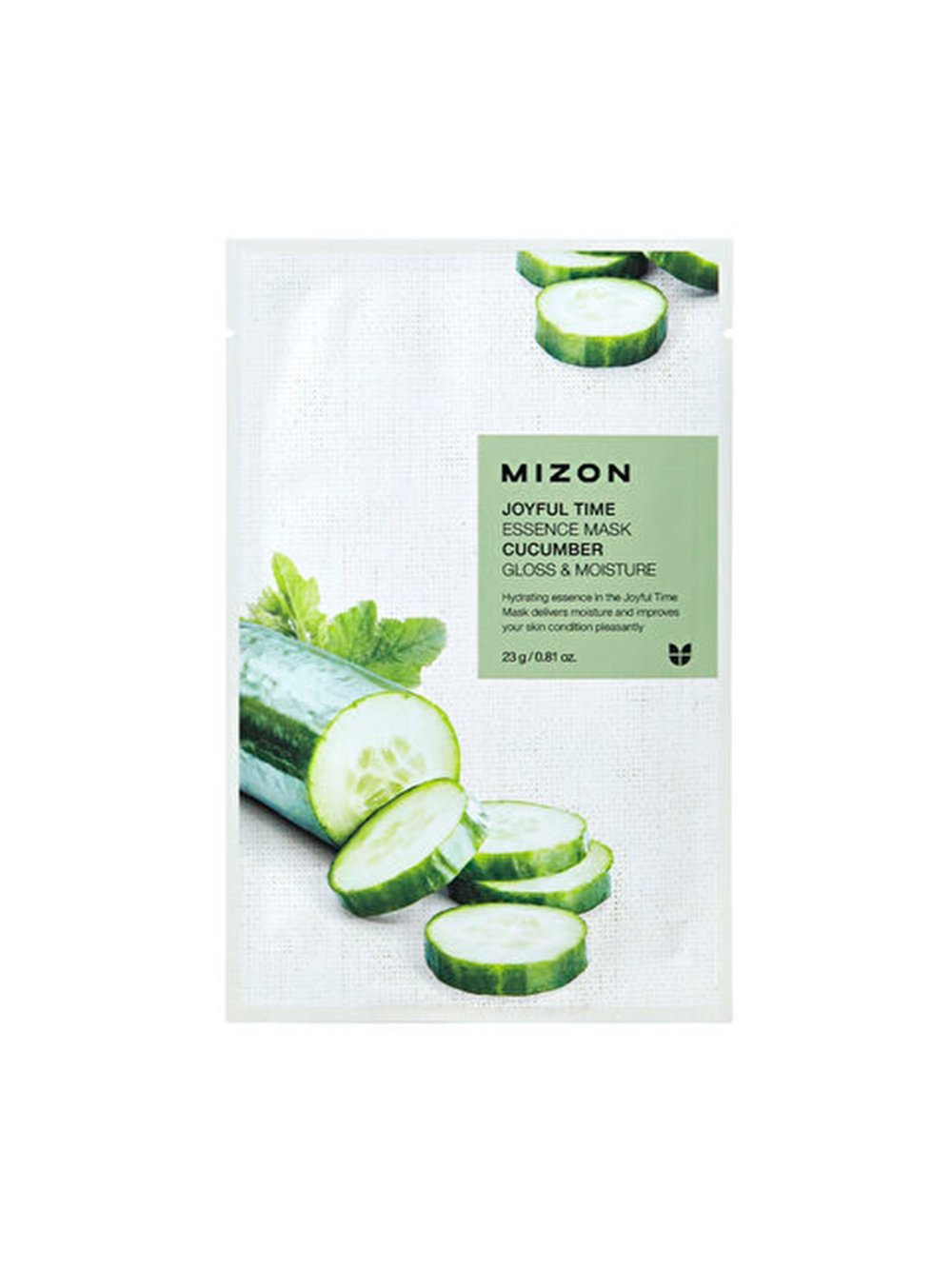 MIZON JOYFUL TIME ESSENCE MASK CUCUMBER PUNCHING