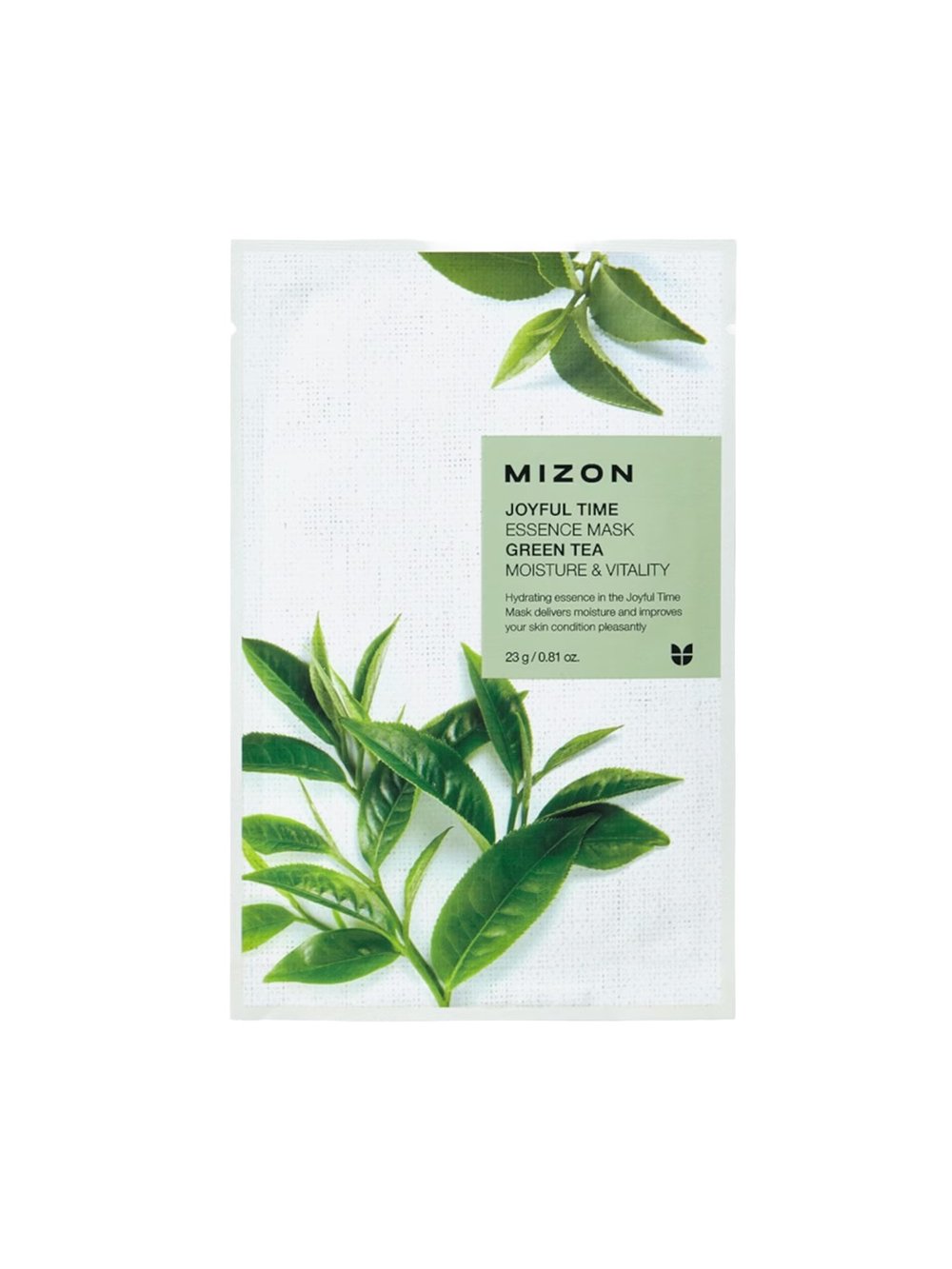 MIZON JOYFUL TIME ESSENCE MASK GREEN TEA PUNCHING