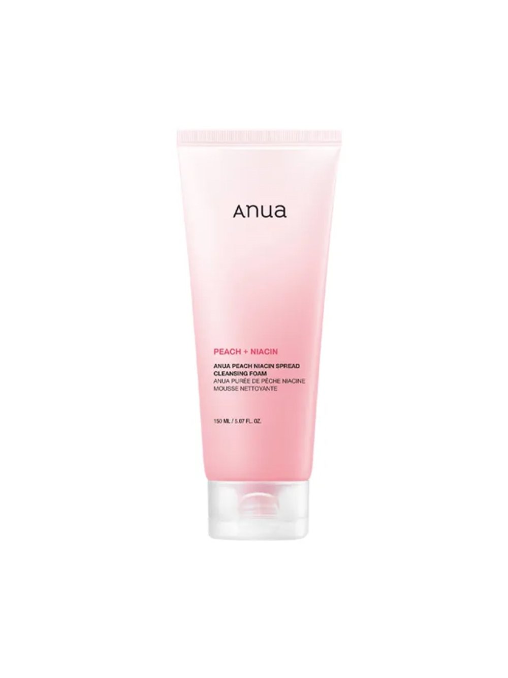 peach niacin spread cleansing foam