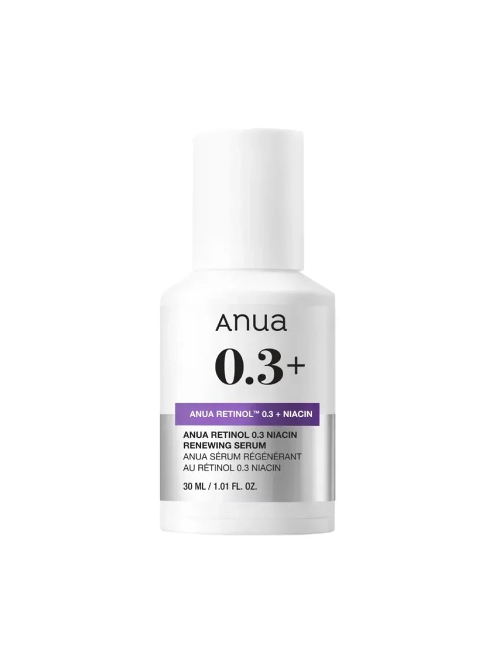Retinol 0.3% + Niacin Renewing Serum Kırışıklık, Leke Karşıtı 8 çeşit Peptit, Retinollü Serum 30ml