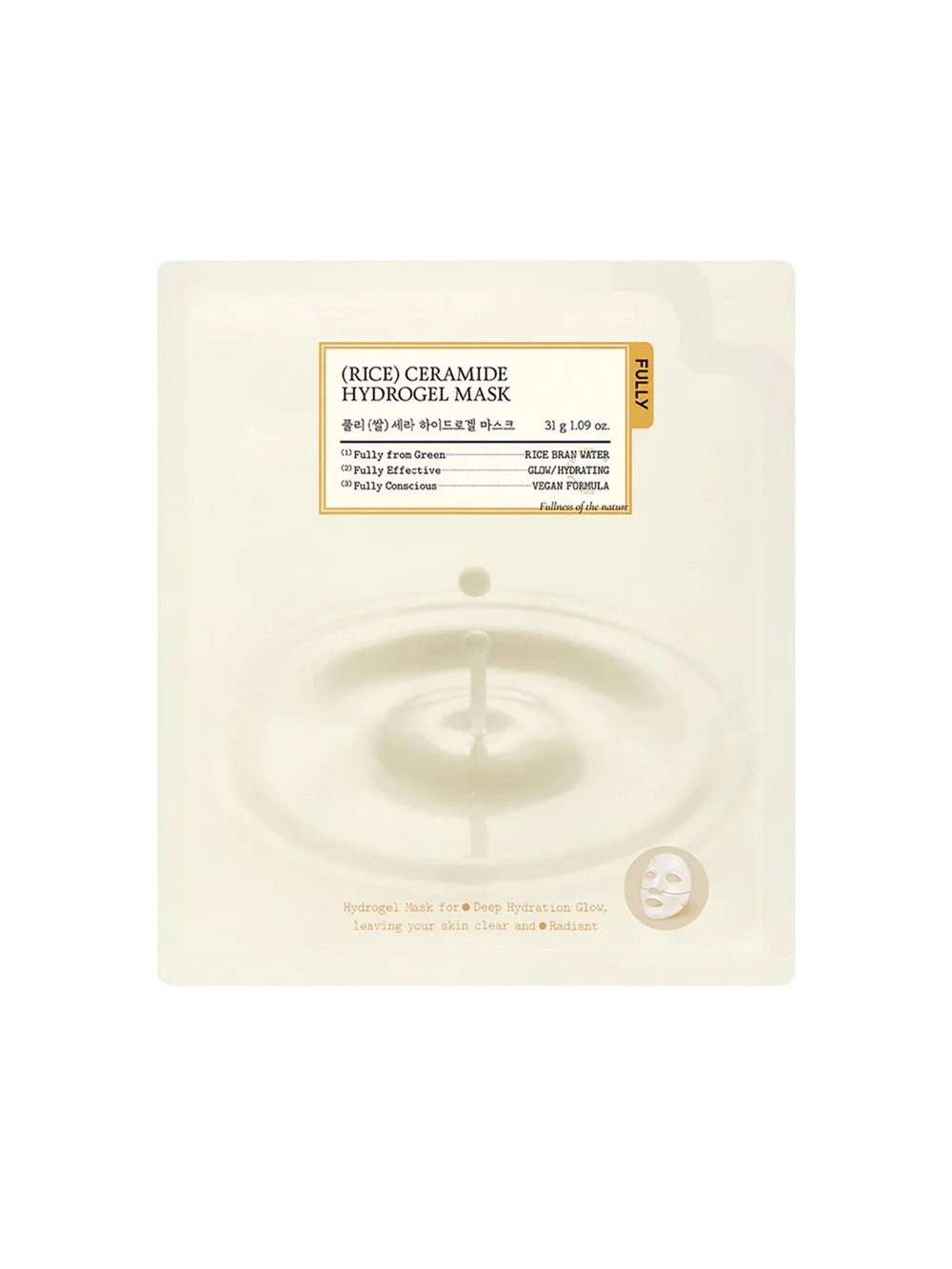 Rice Ceramide Hydrogel Mask (Yoğun Nem Veren Maske) 31gr