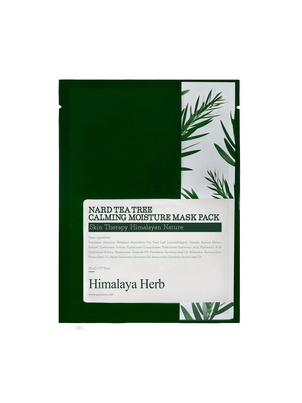 Tea Tree Calming Moisture Maskpack (Çay Ağacı Özlü Yatıştırıcı ve Nemlendirici Yüz Maskesi Paketi) 23ml