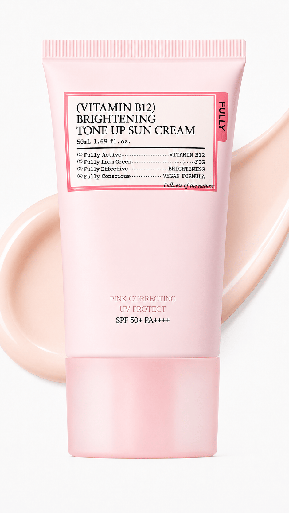 Vitamin B12 Tone Up Sun Cream (Pembe Güneş Kremi) 50ml