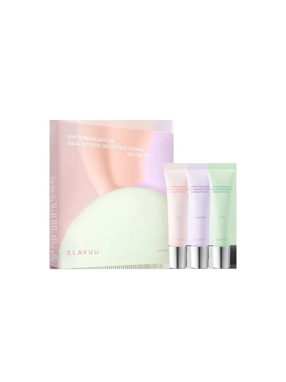 White Pearlsation ideal Actress Backstage Cream Special Set (Kore İncisi İçeren Tone-Up Krem Mini Set)