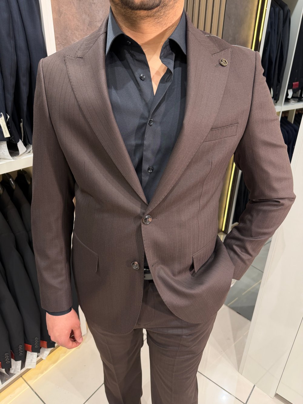 Bruno Takım Elbise | Kahve