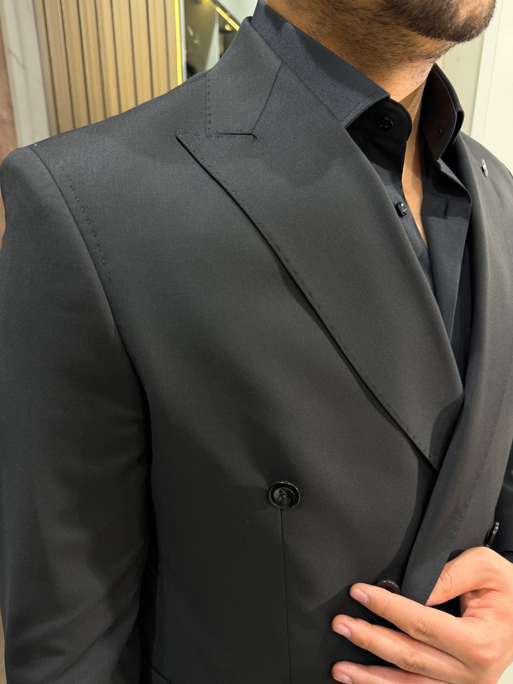 Veltro Black Signature Kruvaze Takım | Siyah