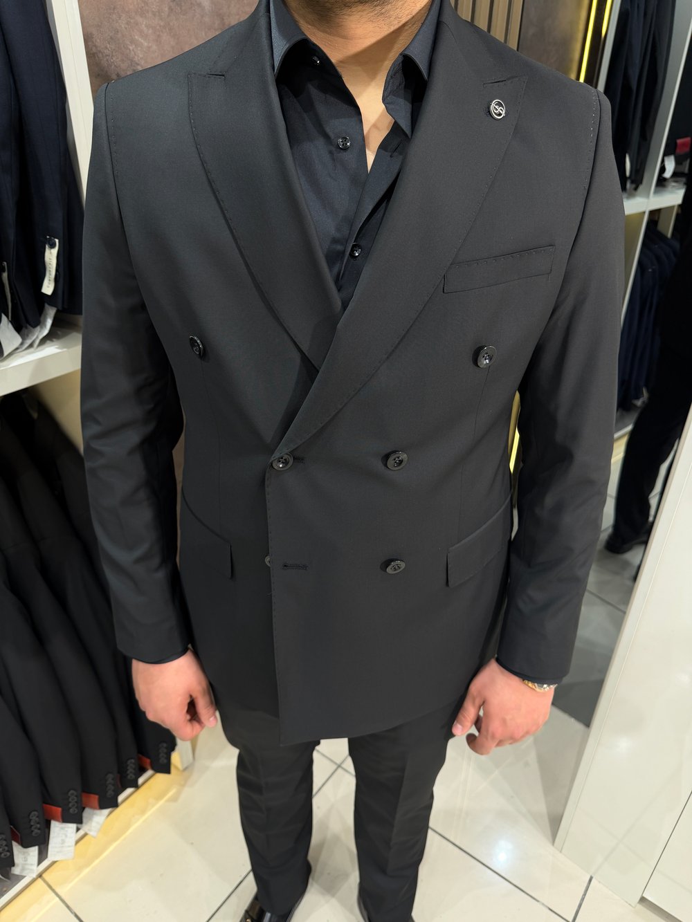 Veltro Black Signature Kruvaze Takım | Siyah