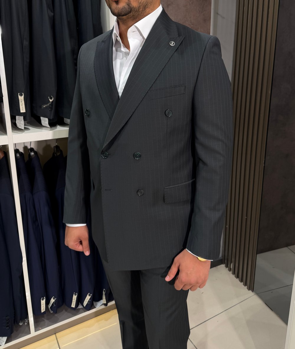 Yünsa Kruvaze Takım Elbise Fine Wool | Haki