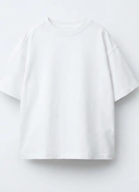LA'CIEL PARİS Beyaz Oversize Unisex Tshirt