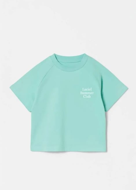 LA'CIEL PARİS Mavi Summer Club Tshirt