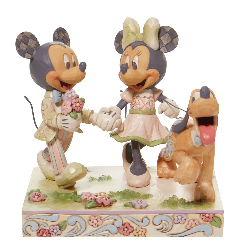 Bahar Mickey Minnie Pluto Dekoratif Figür Biblo