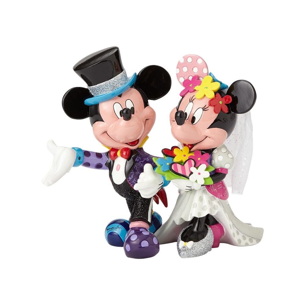 Britto Mickey Mouse & Minnie Mouse Düğün Figür Biblo