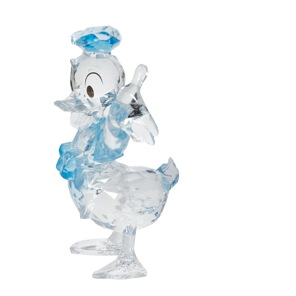 Donald Duck Facets Şeffaf Reçine Figür Biblo