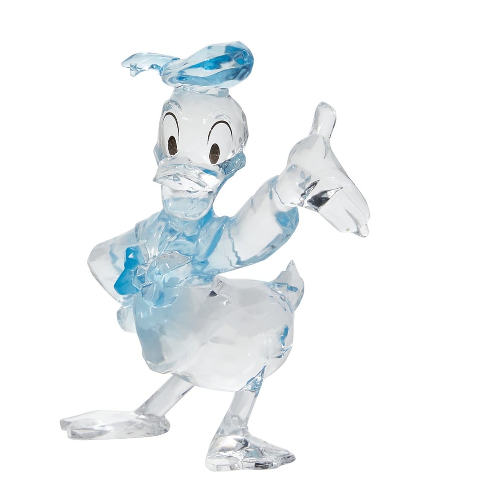 Disney Donald Duck Facets Şeffaf Reçine Figür Biblo