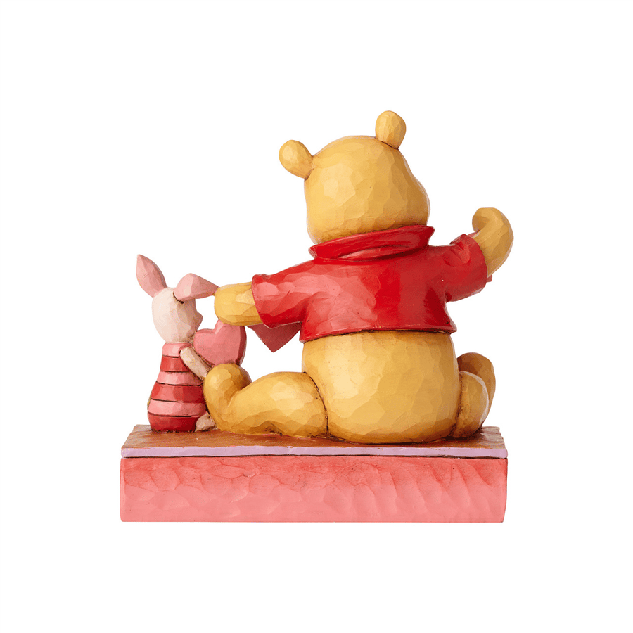 Handmade Valentine Pooh Piglet Lisanslı Figür Biblo