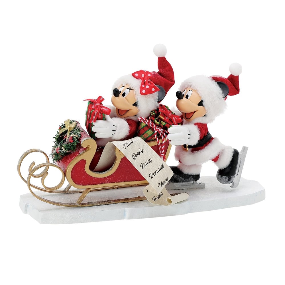 Disney Mickey ve Minnie Fun On Ice Lisanslı Figür Biblo
