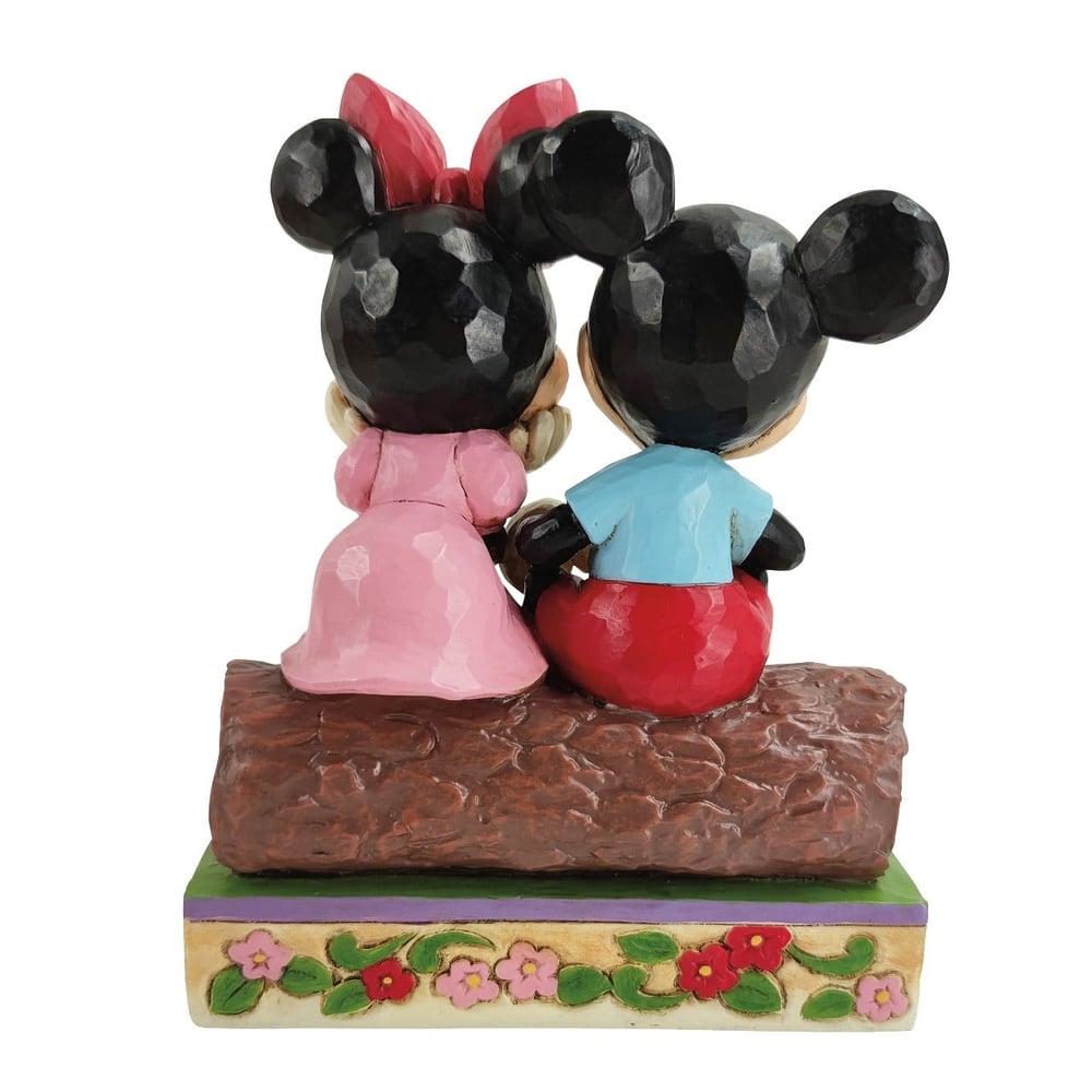 Mickey ve Minnie Mouse Kamp Ateşi Figür Biblo
