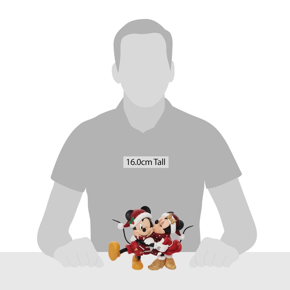 Mickey ve Minnie Noel Figür Biblo
