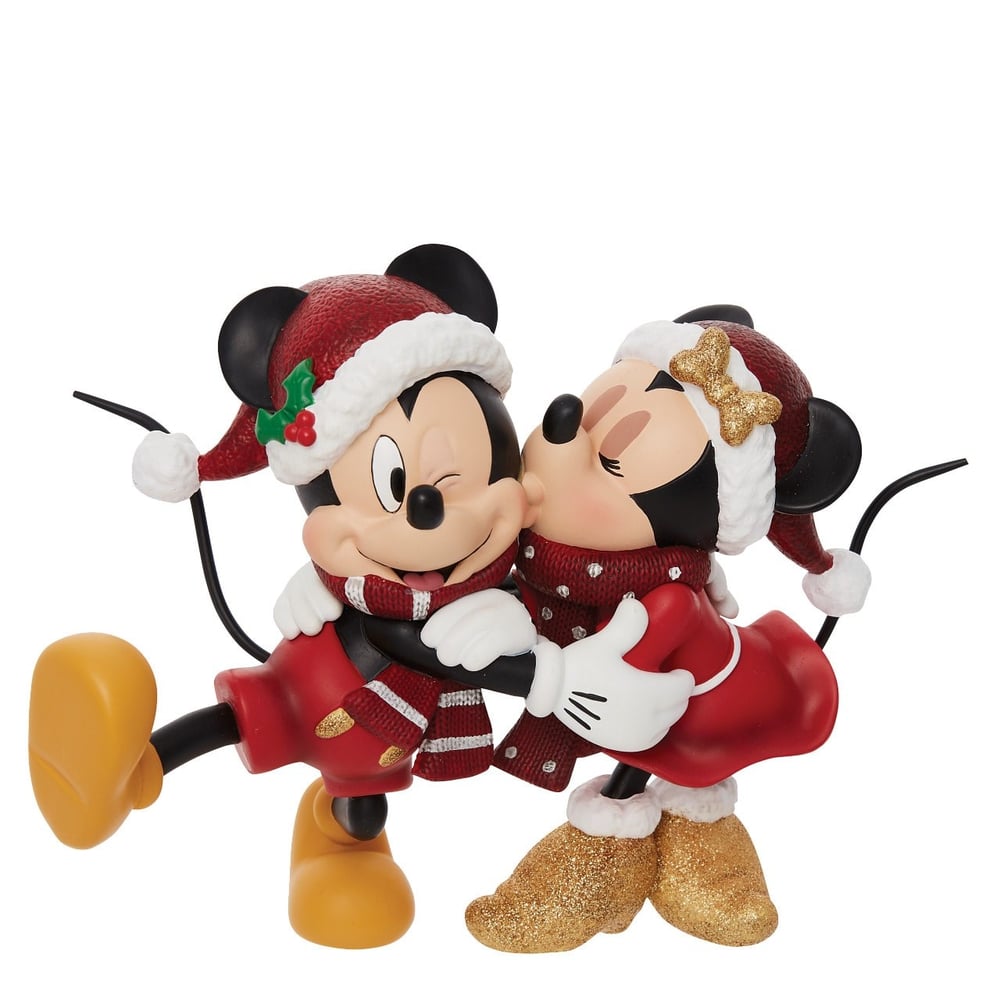Mickey ve Minnie Noel Figür Biblo