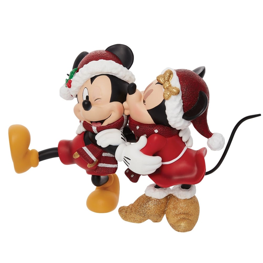 Mickey ve Minnie Noel Figür Biblo