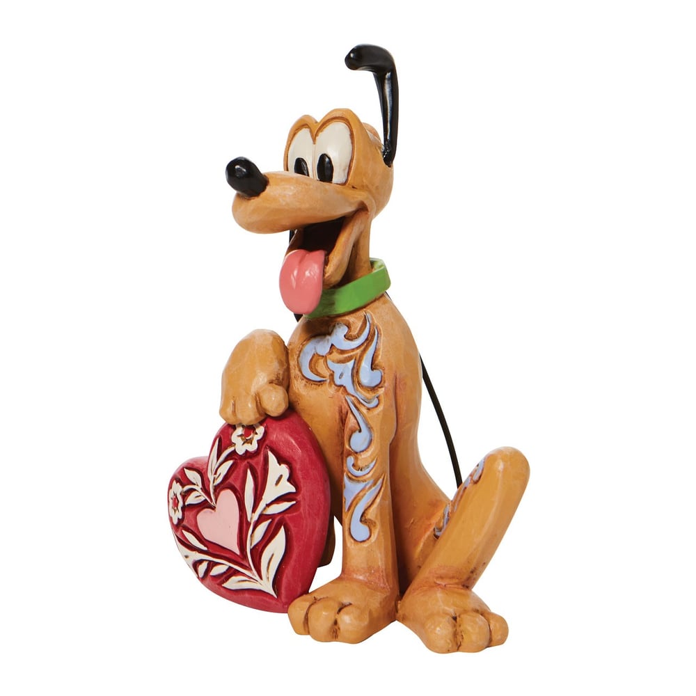 Pluto Heart Mini Figurine Lisanslı Figür Biblo