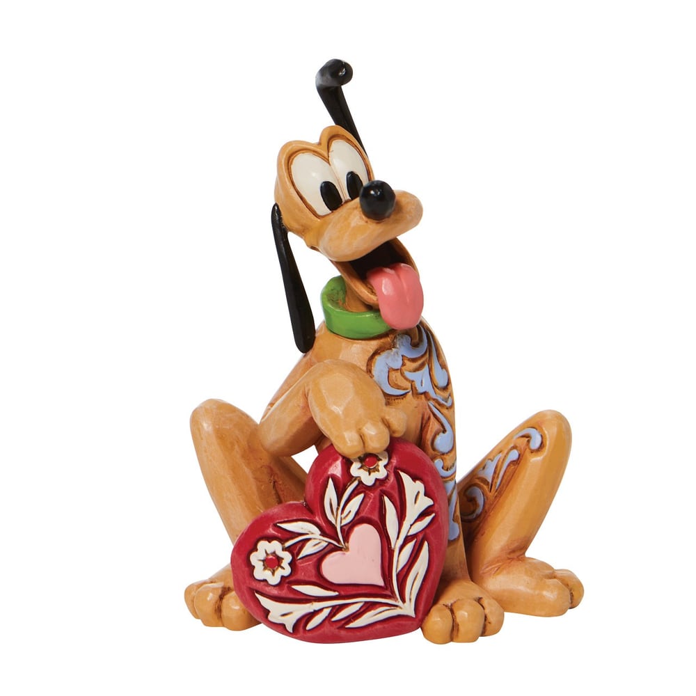 Pluto Heart Mini Figurine Lisanslı Figür Biblo