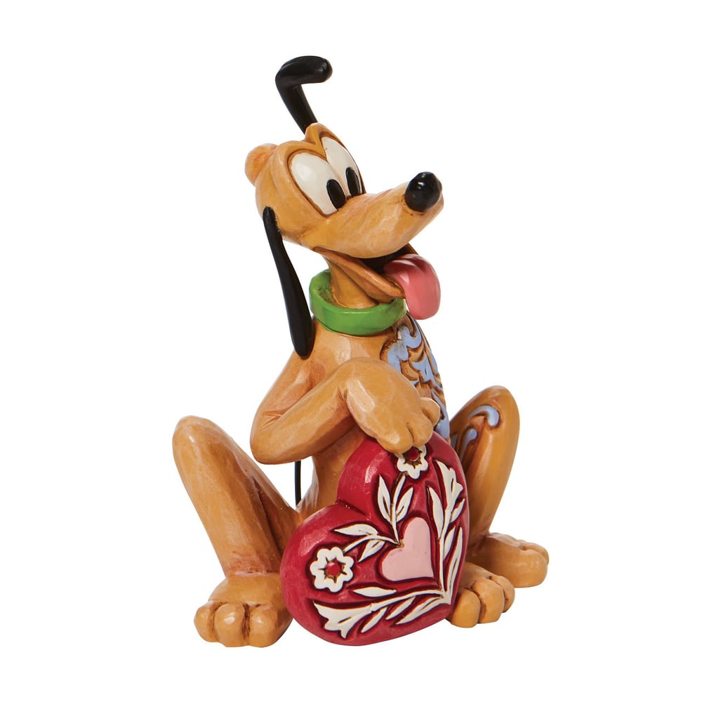 Pluto Heart Mini Figurine Lisanslı Figür Biblo