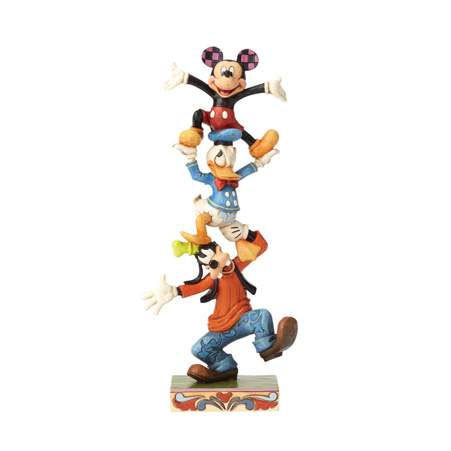 Sallanan Kule Goofy, Donald Duck ve Mickey Mouse Figür Biblo
