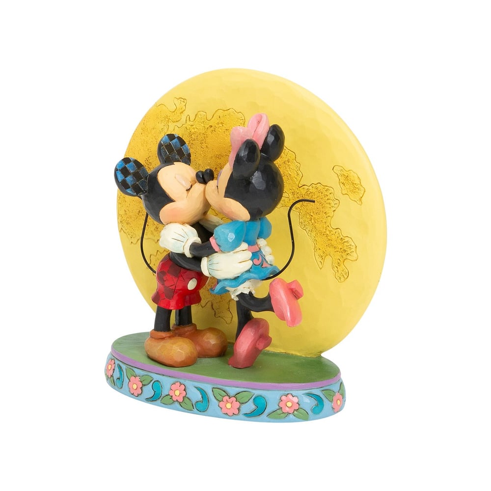 Sihirli Ayışığı Mickey Minnie ve Ay Dekoratif Figür Biblo