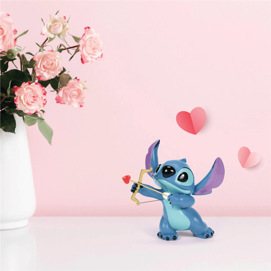 Stitch ValentineS Moment Lisanslı Figür Biblo