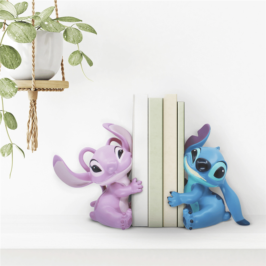 Stitch Ve Angel Bookends Lisanslı Figür Biblo