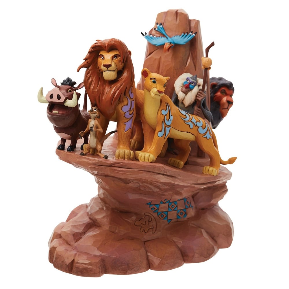 Traditions Lion King - Pride Rock Carved In Stone Figür Biblo