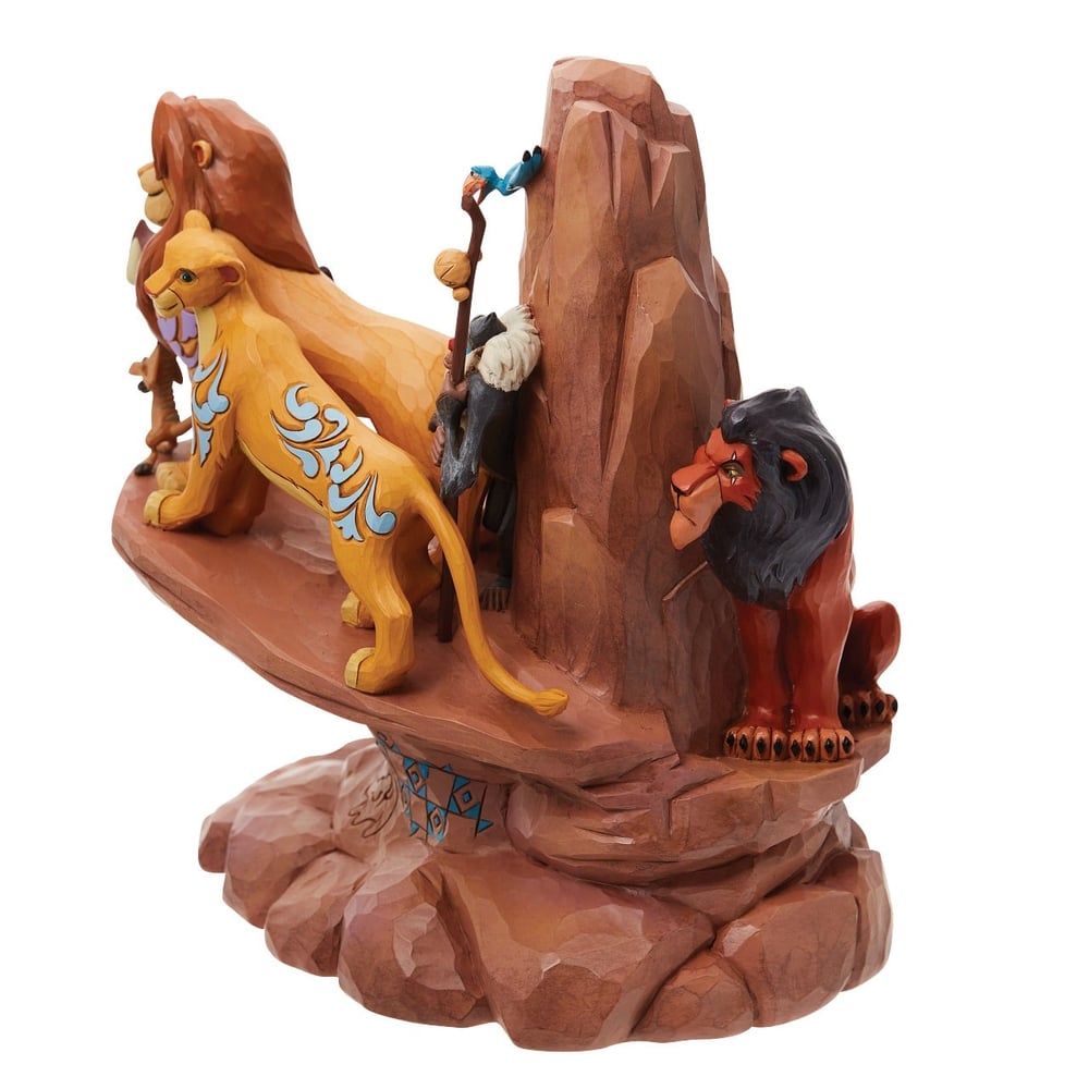 Traditions Lion King - Pride Rock Carved In Stone Figür Biblo