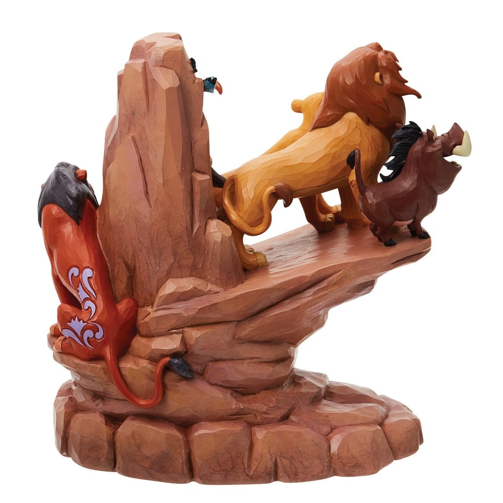 Traditions Lion King - Pride Rock Carved In Stone Figür Biblo