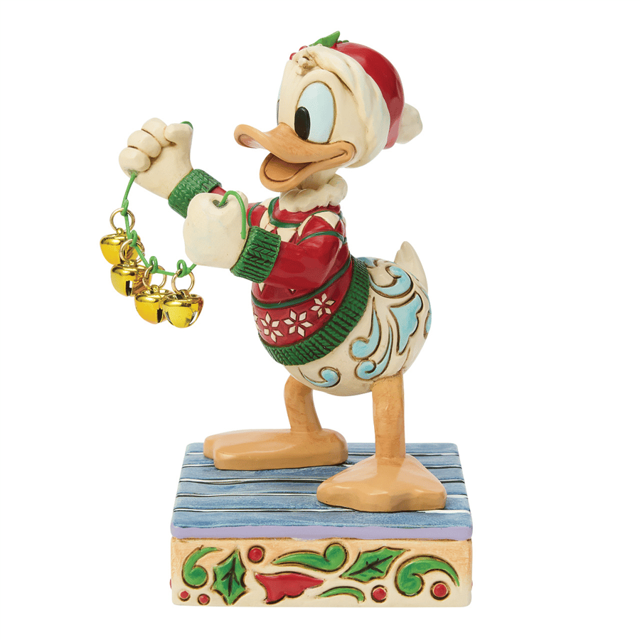 Donald Duck With Bells Lisanslı Figür Biblo Jim Shore 12 cm