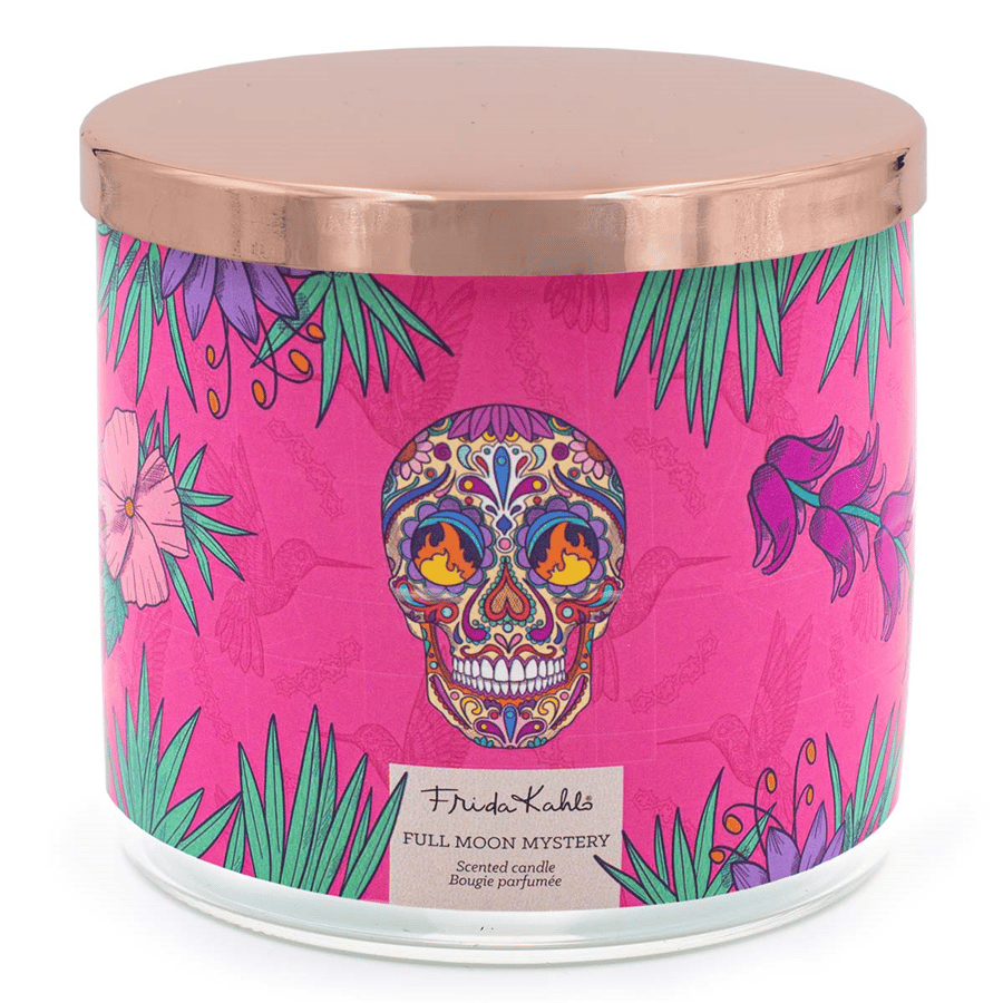 Frida Kahlo Full Moon Mystery Odunsu Kokulu 3 Fitilli Mum 400 gr