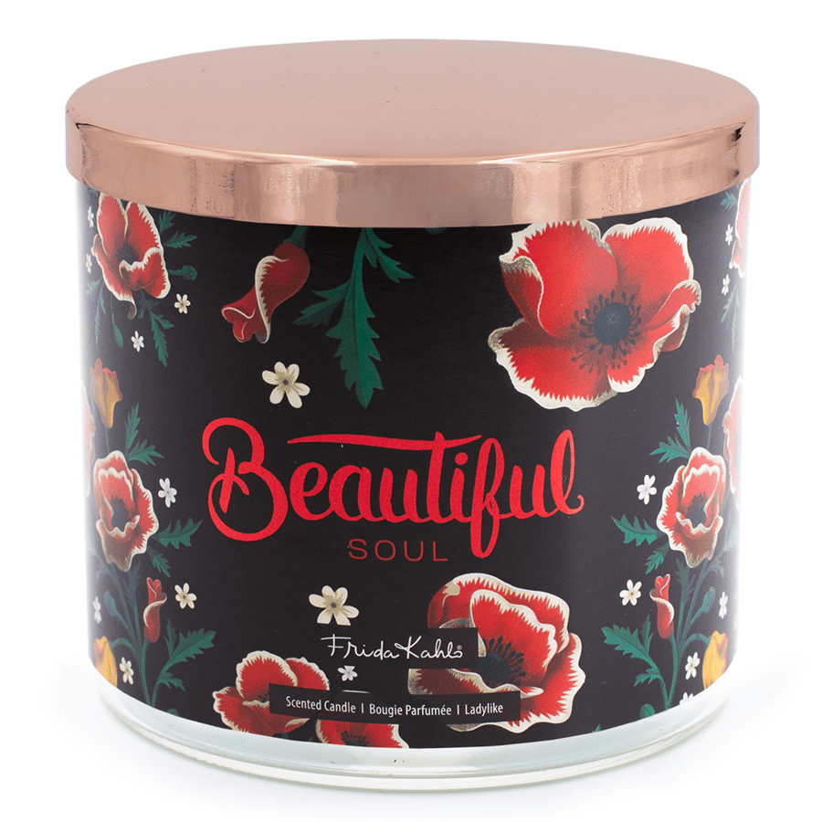 Frida Kahlo Beautiful Soul Kokulu Mum - 400 gr, 50-60 Saat Yanma