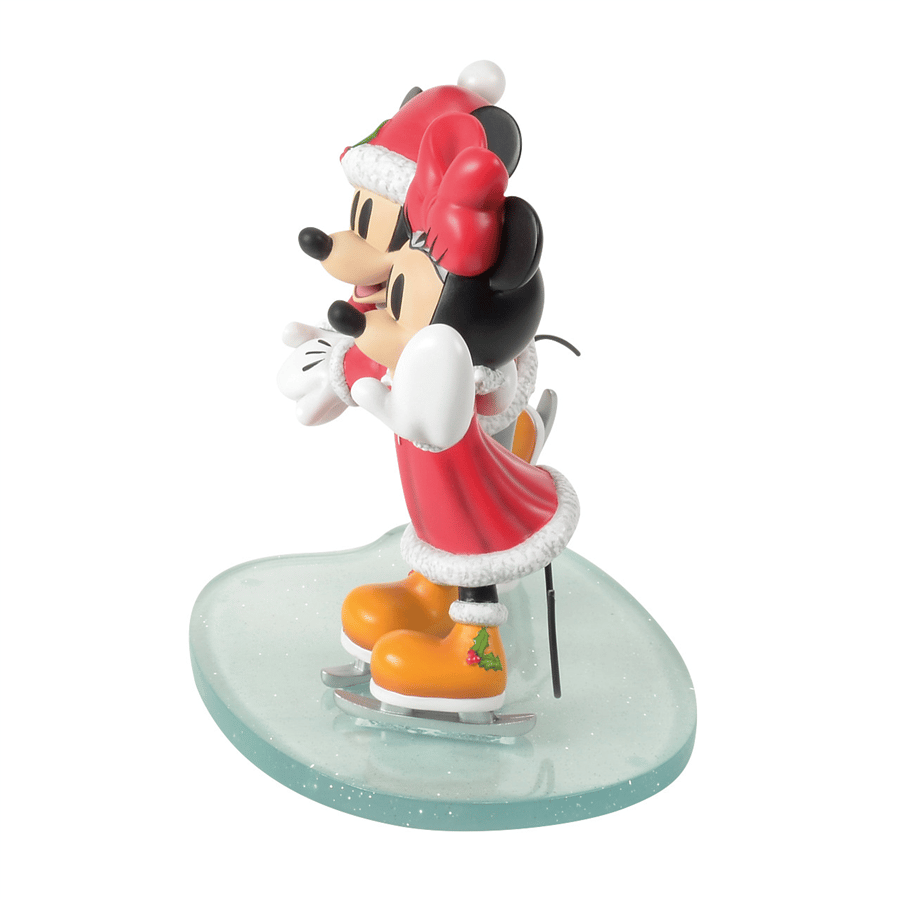 Mickey ve Minnie Buz Pateni Lisanslı Figür Biblo 15 cm