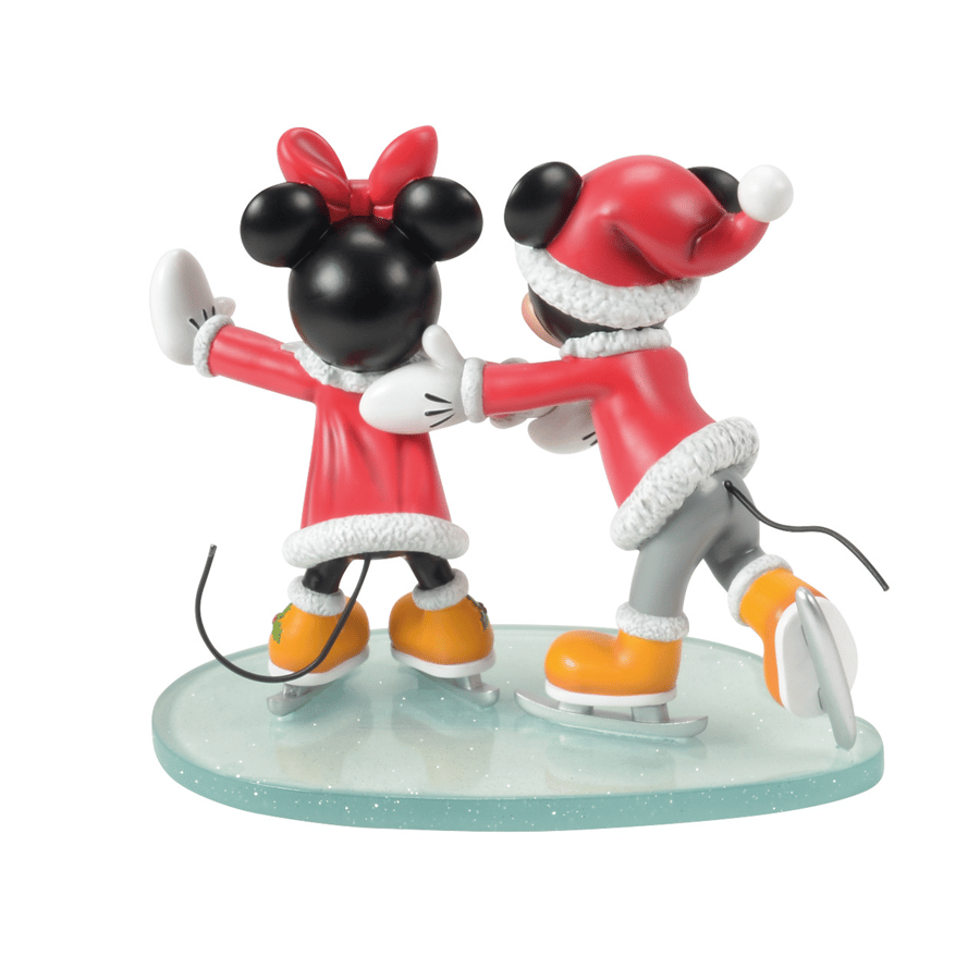 Mickey ve Minnie Buz Pateni Lisanslı Figür Biblo 15 cm