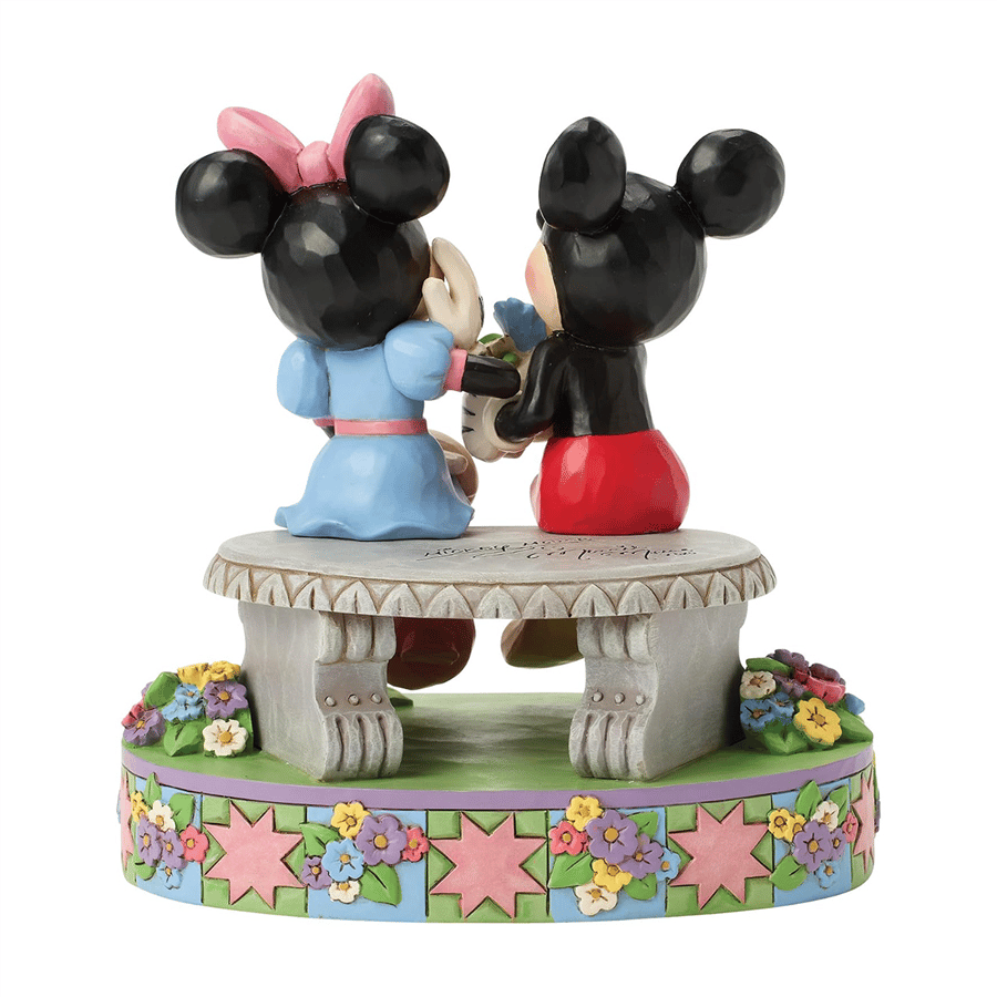 Mickey Minnie Spring Bench Lisanslı Jim Shore Figür Biblo