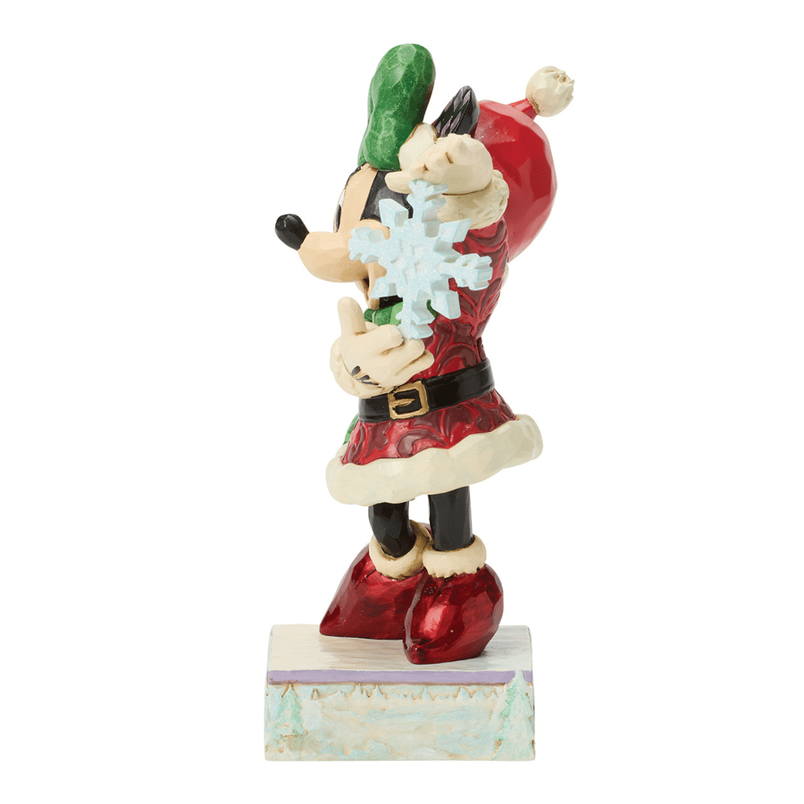 Minnie Mouse Kar Taneli Jim Shore Lisanslı Figür Biblo 14 cm