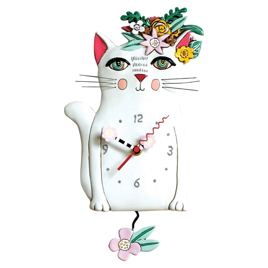 Pretty Kitty Duvar Saati Enesco Orijinal Lisanslı Koleksiyon Ürünü