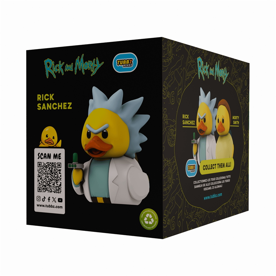 Rick & Morty Tubbz Rick Sanchez Özel Kutulu Koleksiyon Figürü