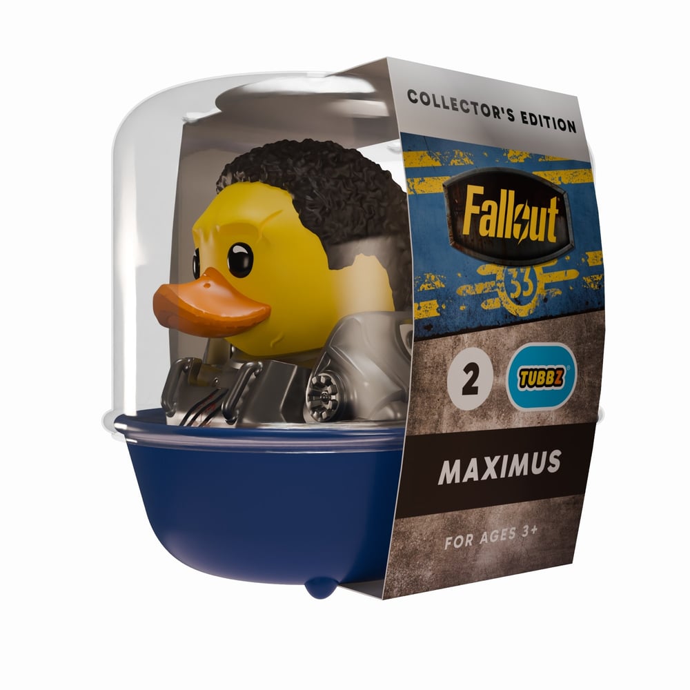 Fallout TV Collector Edition Maximus Lisanslı Cosplay Ördek Figür