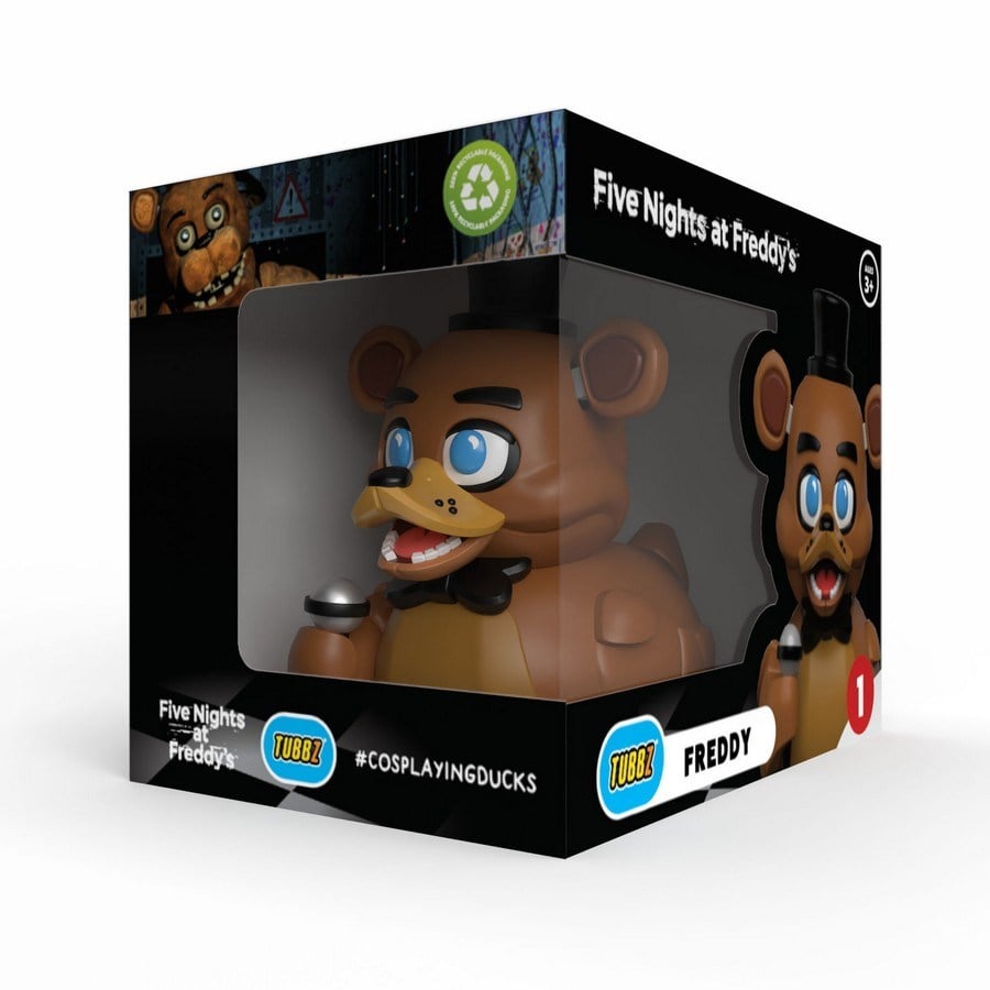 FNAF Boxed Freddy Lisanslı Cosplay Ördek Collectible Figür