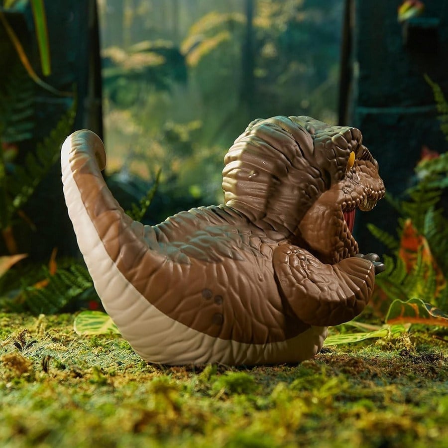 Jurassic Park Velociraptor Cosplay Ördek Tubbz Lisanslı Koleksiyon Figürü