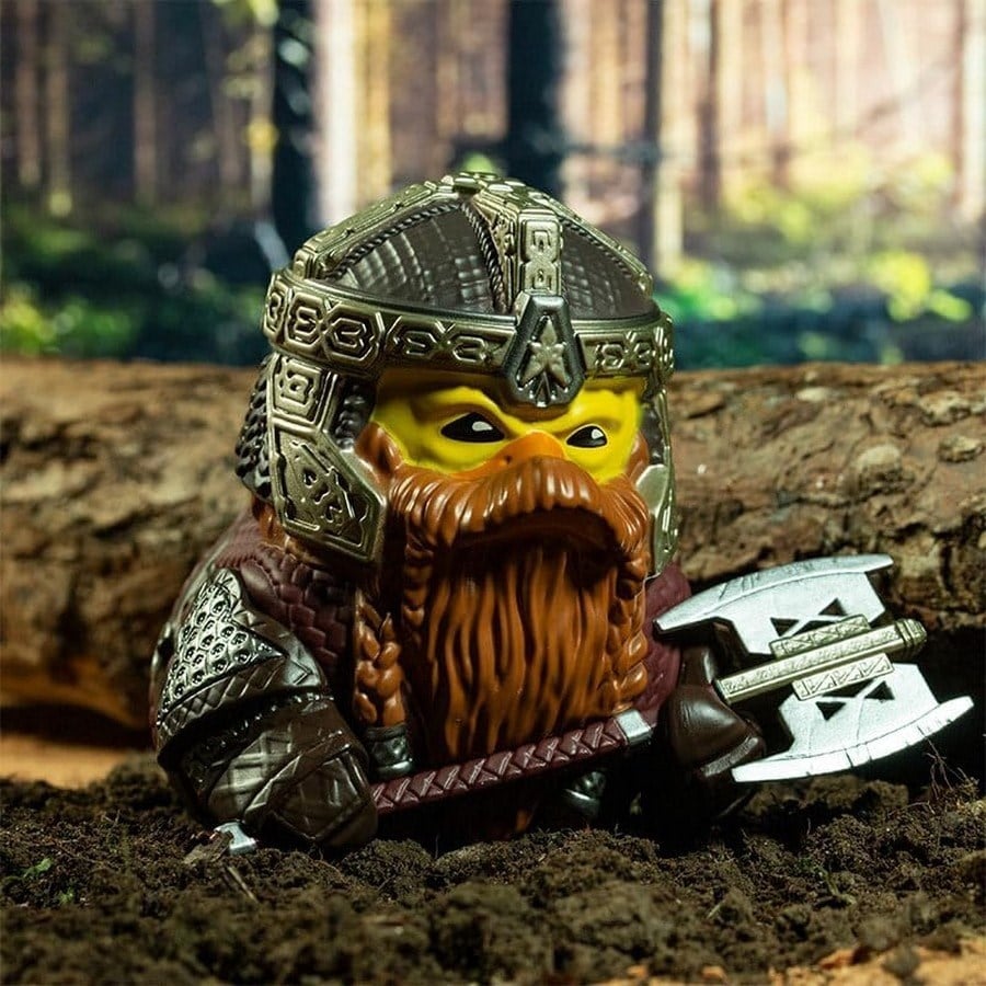 Lord Of The Rings Boxed Gimli Lisanslı Cosplay Ördek Collectible Figür