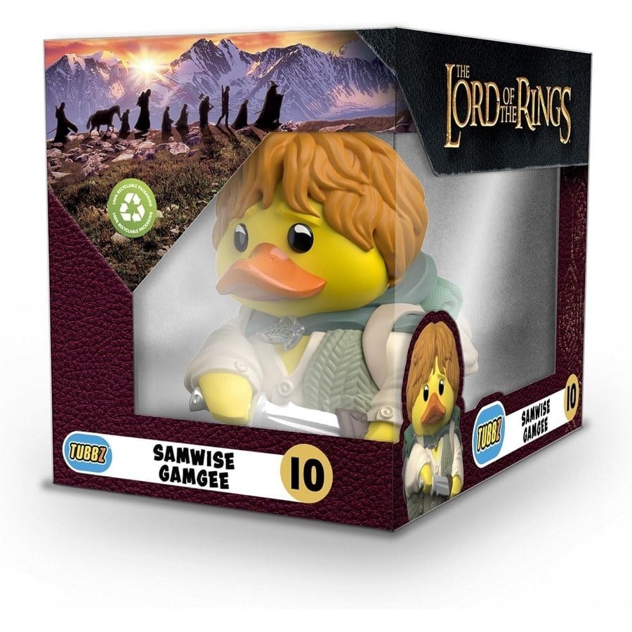 Lord Of The Rings Boxed Samwise Gamgee Lisanslı Cosplay Ördek Collectible Figür